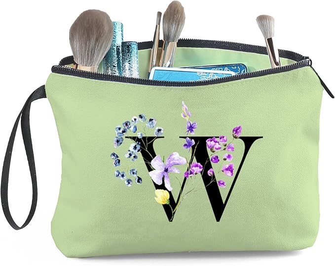 Birthday Inspirational Bridesmaid Proposal Team Small Gifts for Women Mom Aunt Teacher Sister Coworkers Makeup Cosmetic Bag Travel with Mirror Mothers Day Christmas Graduation W