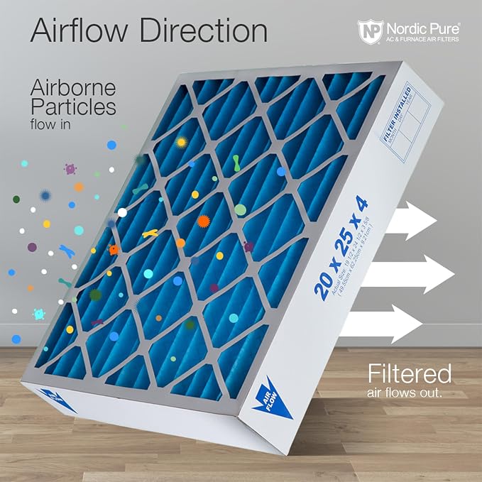 Nordic Pure 20x25x4 Pleated MERV 7 Air Filters 2 Pack - Image 8