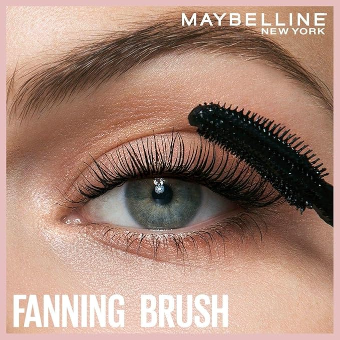 Maybelline Lash Sensational Mascara, Lengthening and Volumizing | Very Black | Washable | Full Fan Effect | Pack of 2