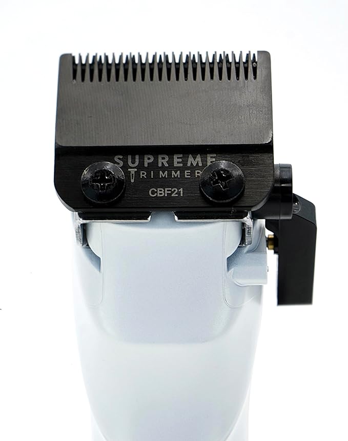 Supreme Trimmer Darkstar 72 Clipper with Magnetic Vector Motor | 180 Min Run Time, 9000 RPM Barber Hair Clipper | Low Noise, Professional Clipper DLC Blades | STC72