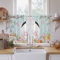 Easter Bunny Kitchen Curtains 54 Inch Long 2 Panel Set, Rod Pocket Window by Unknown