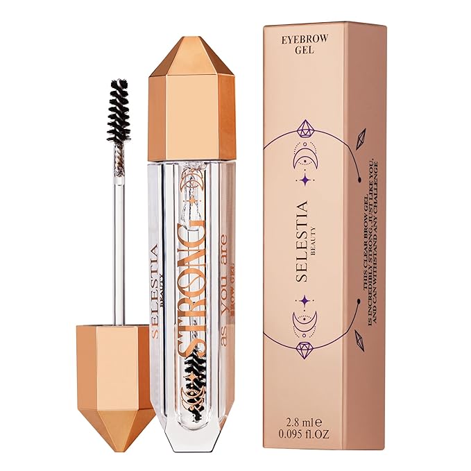 Clear Eyebrow Gel – Long-Lasting Formula for Strong Hold & Natural Finish, Clump & Flake Free – Taming & Defining Brow Lamination Gel, 0.095 fl.oz. – Strong As You Are
