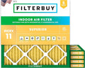 Filterbuy 15x15x1 Air Filter MERV 11 Superior Pet & Allergy Defense, by Filterbuy