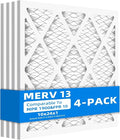 10x24x1 Air Filter, MPR 1900 & FPR 10, MERV 13 Pleated Air Filter by Chenzhit