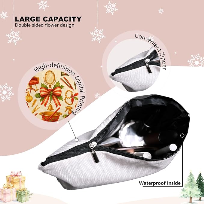 Chrisamas Hairstylist Gifts Women Makeup Bag Make Up Bag, Cosmetic Bags for Hairstylists, Hairdresser Gifts for Cosmetology Student Teen Girls