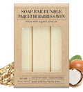 Olivia Care Exfoliating Bar Soap Pack by – 100% Natural & Organic - Infused with Shea Butter & Oats - Deep Clean, Refreshing, Moisturizing & Hydrating - Triple-Milled - X 5 OZ Oatmeal Shea Butter 3 Count (Pack of 3)