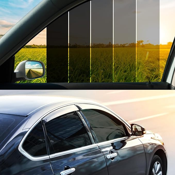 Vepagoo 5% VLT Ceramic Car Window Tint Film (30" x 15FT) - Heat & Glare Reduction, Blocks UV & IR Rays, Scratch Resistant, Privacy Tint Fit for Sedan SUV Pickup Truck