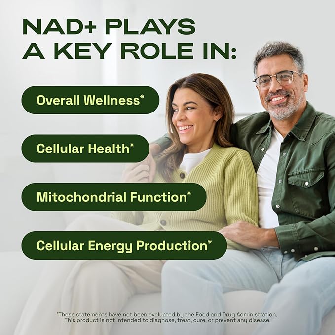 NMNH Supplement Alternative – Liposomal NAD+ Resveratrol – 30-Day Supply – Third-Party Tested – 180 Capsules – Advanced NAD+ Supplement - Pack of 3