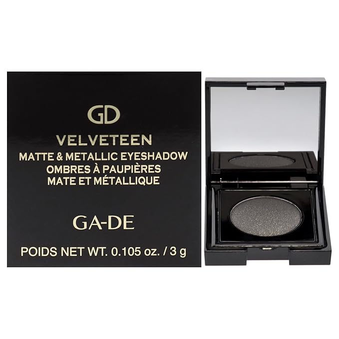 GA-DE Velveteen Metallic Eyeshadow Mono, 150 - Pearl Infused, Shimmer Eye Makeup - Silky-Soft, Densely Pigmented, Seamless Blend- 0.105 oz