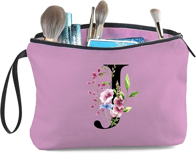 Birthday Inspirational Bridesmaid Proposal Team Small Gifts for Women Mom Aunt Teacher Sister Coworkers Makeup Cosmetic Bag Travel with Mirror Mothers Day Christmas Graduation J