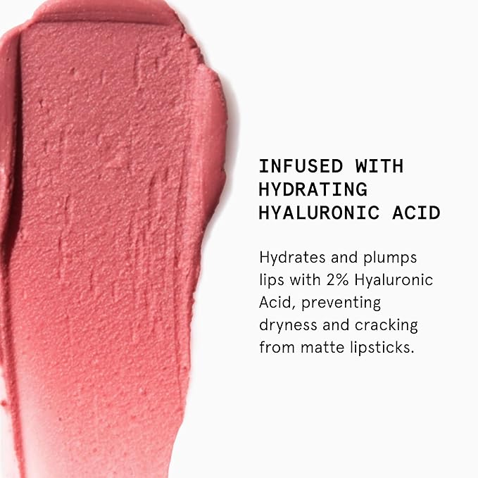 Beauty Pie Unlipstick Modern Matte Lip Tint – Unrivaled (Soft Rose), Lightweight Hydrating Balm-Tint, Long-Lasting Blur-Matte Finish, 0.11 oz