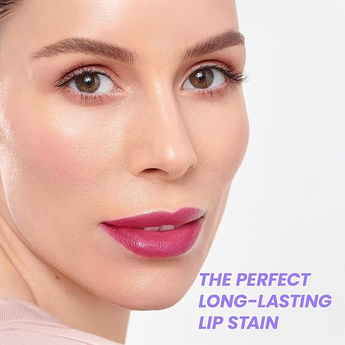 Wonderskin Wonder Blading All Day Lip Stain Peel Off Masque and Reveal Kit- Long Lasting, Waterproof Nude Lip Tint, Transfer Proof Natural Makeup Stain Kit (Whimsical)