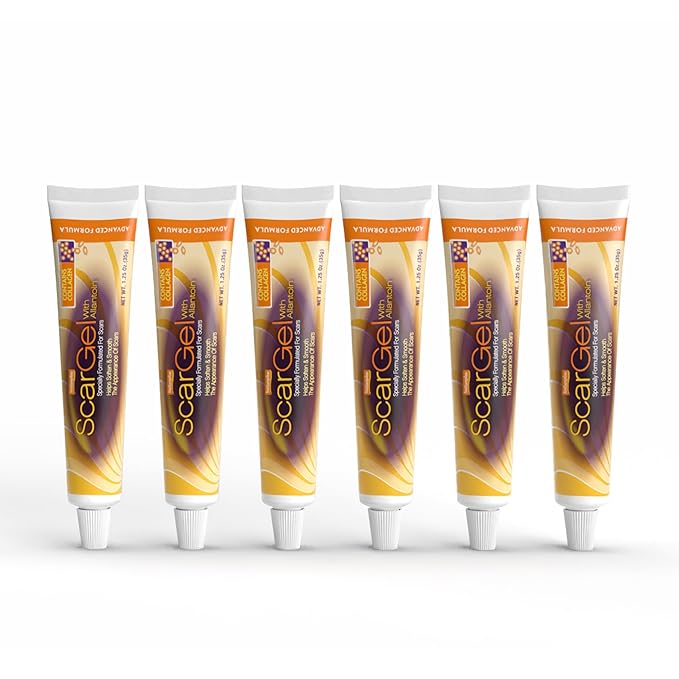Natureplex Scar Gel 1.25 oz (6 Pack) – Clinically Proven Formula for Old & New Scars – Reduces Appearance of Scars from Surgery, Burns, Acne, Injury & Stretch Marks