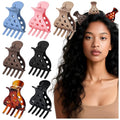 7Pcs Root Lifting Hair Clips for Thin Thick Curly Hair Volume Claw Clip Styling Volumizing Claw Clamps No Crease Bounce Curl Volume Root Clips Accessories Curl Keeper Claw Clip for Women Girls