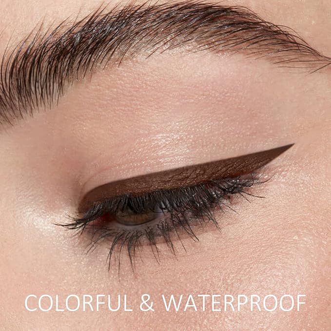 Boobeen 3pcs Liquid Eyeliner Pen, Matte Eye Liner with Precision Tip, Long Lasting Eyeliner Pencil for Bold Eye Makeup, Glides on Smoothly