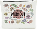 Workout Gifts for Women, Makeup Bag Cosmetic Bag, Mental Health Gifts, Inspirational Gifts for Women, Mental Health Awareness, Positive Affirmations for Sister Friend Friendship Birthday Mothers Day