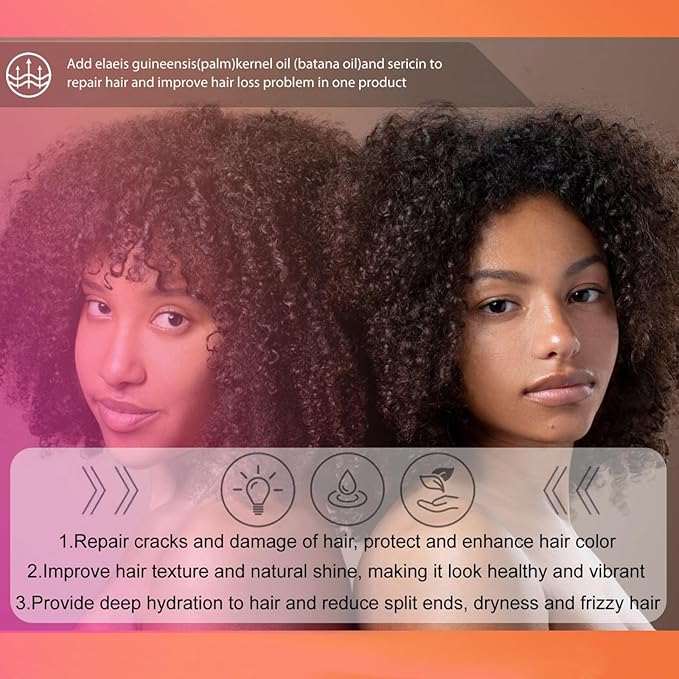 100% Raw Batana Oil for Hair Growth, Natural Raw and Pure Unrefined Batana Oil Organic Hair Oil Prevent Hair Loss, Restores Damaged Hair and Scalp, 4.2 OZ (1 PCS)