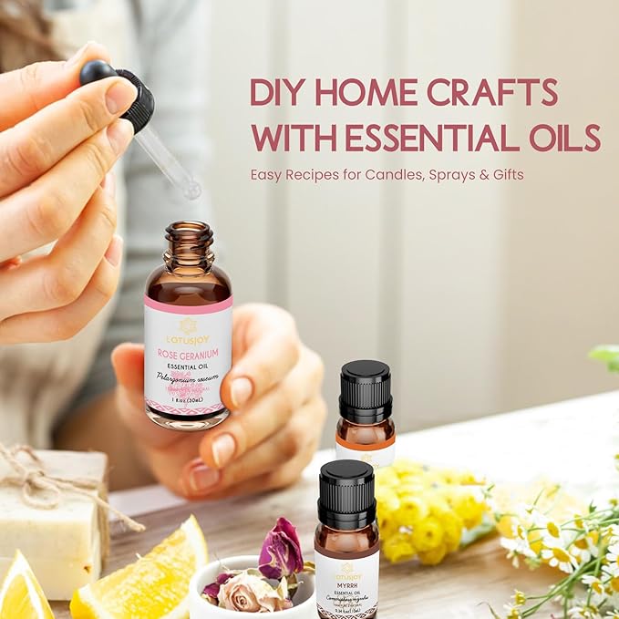 100% Pure Copaiba Essential Oil 0.34 Fl Oz, Therapeutic Grade Copaiba Oil in Amber Glass Bottle with Dropper for Diffuser, Massage, Skin Care & DIY