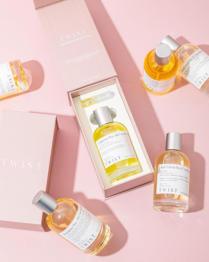 Twist - Rosa Lina No. 58 - Eau De Parfum Inspired by Perfume De Marly Delina, Long-Lasting Perfume For Women, Rose & Fruity, Vegan, Clean Ingredients, Fragrance - Spray 100 ml | 3.4 fl. oz.