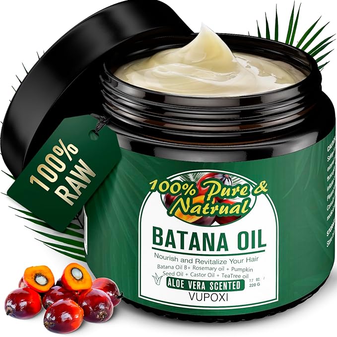 5-in-1 Batana Oil for Hair Growth | Liquid Blend with Rosemary, Pumpkin, Tea Tree, Castor Oil - 180mL (6.3 fl.oz)