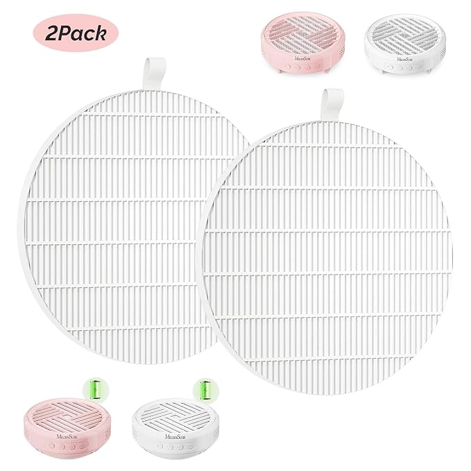 MelodySusie SProR Nail Dust Collector Replacement Filter,2 Pack Reusable Dust Filter for MelodySusie SProR Nail Dust Vacuum Fan Collector Extractor Electric Dust Suction Machine