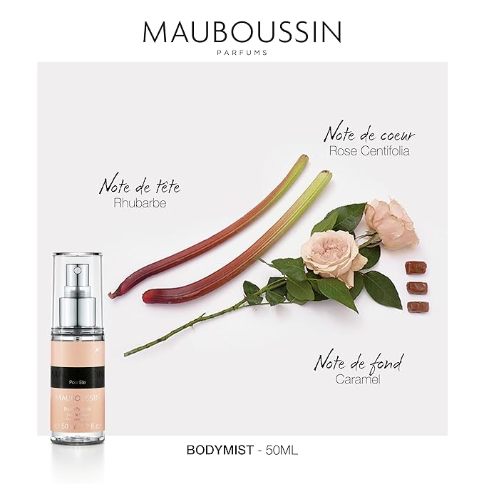 Mauboussin - Pour Elle Body Mist Set 3x50ml (3x1.7 Fl Oz) : Pour Elle, Elixir & Rose