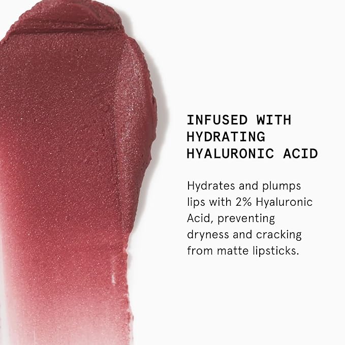 Beauty Pie Unlipstick Modern Matte Lip Tint – Unforgettable (Warm Red), Lightweight Hydrating Balm-Tint, Long-Wearing Blur-Matte Finish, 0.11 oz