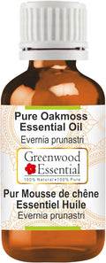 Greenwood Essential Oakmoss Essential Oil (Evernia prunastri) Pure | Viscous Texture | Rich Aroma | Unisex | All Skin Types |Natural Extract Steam Distilled 15ml (0.50 oz)