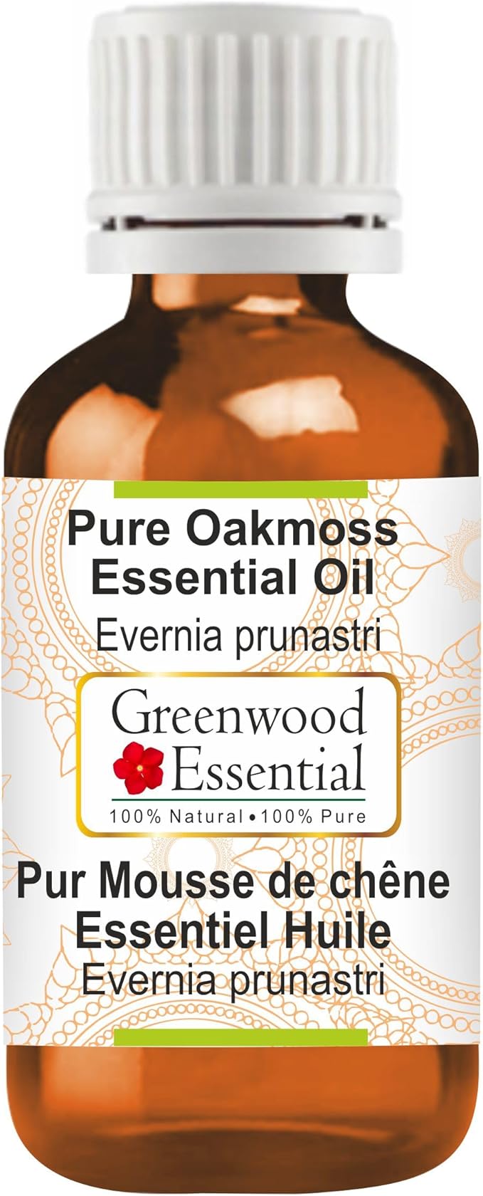 Greenwood Essential Oakmoss Essential Oil (Evernia prunastri) Pure | Viscous Texture | Rich Aroma | Unisex | All Skin Types |Natural Extract Steam Distilled 15ml (0.50 oz)
