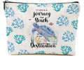 Sea Turtle Makeup Bag Turtle Gifts Cosmetic Bag Sea Turtle Gifts for Women Girls Friend Niece Daughter Sea Turtle Decor Travel Organizer Zipper Pouch Graduation Birthday Friendship Gifts
