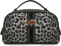 Montana West Wrangler Makeup Bags for Women Leopard Print Toiletry Bag Small Travel Cosmetic Organizer for Gift