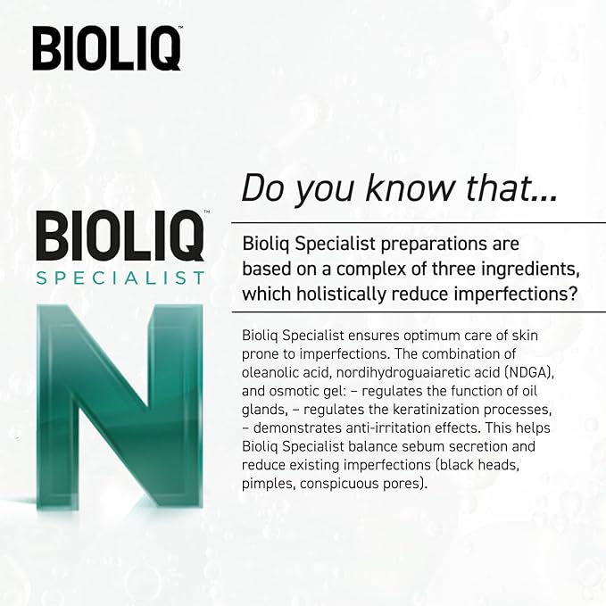 Bioliq - Specialist Toning Water - Restores Skin Balance, Mattifies All Day with Oleanolic Acid, NDGA, & Aloe Vera Leaf Extract for Skin Care - 200 ml