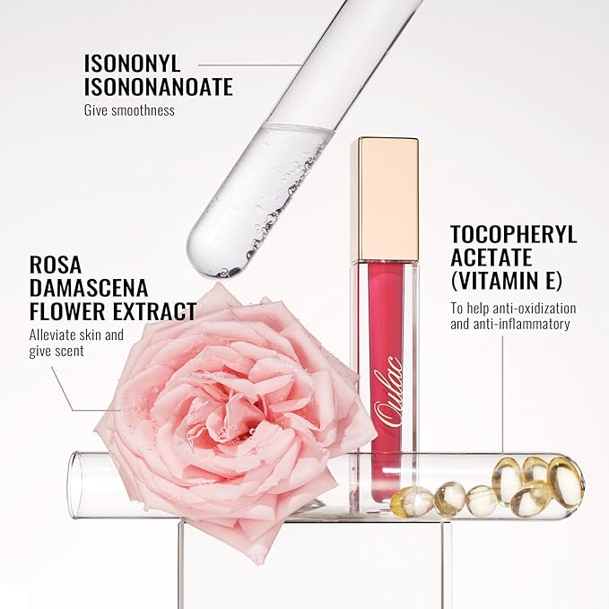 Oulac Pink Matte Lipstick for Women, Long Lasting Liquid Lip Stick High Impact Lip Gloss Full Coverage Lip Makeup with Vitamin E Waterproof Formula,Vegan M29