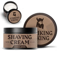 Striking Viking Men's Shaving Cream - 5.3 Oz, Pack of 1, Sandalwood - Hydrating Barrier & Sensitive Shave Cream - Smooth Razor Glide & Shaving Lather
