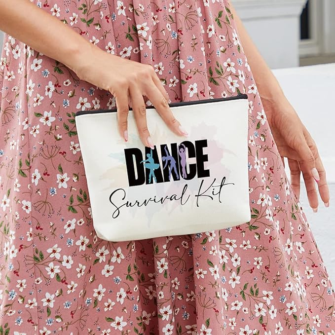fkovcdy Elegant Dance Bag - Ballet Makeup Bag Gift for Female Teenage Girls Dance Enthusiasts & Teachers - Survival Kit