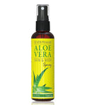 Seven Minerals Travel Size Organic Aloe Vera Spray with 100% Pure Aloe From Freshly Cut Aloe Plant, Not Powder - No Xanthan,So It Absorbs Rapidly With No Sticky Residue (2 fl oz)