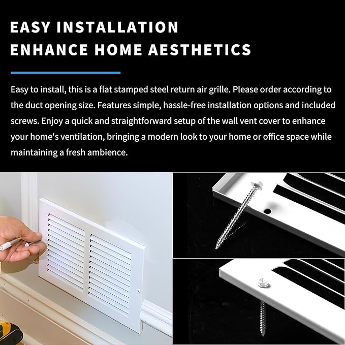 32 x 10 Vent Cover, Air Return Vent Cover, Flat Vent Cover, Rejillas De Aire - Image 6