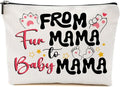 Mom to Be Gift Makeup Bag, Expecting Mom Gifts Cosmetic Bag, Funny Organizer Zipper Pouch, Pregnancy Gifts for First Time Moms Women New Mama Mummy Friends Mothers Day