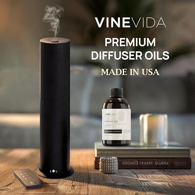 VINEVIDA Caribbean Breeze Fragrance Oil for Cold Air Diffusers - (16 Fl Oz) - Essential Oils for Diffuser Oil Refill & Air Freshener Room Spray