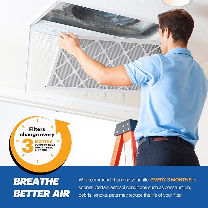 BNX TruFilter 20x20x1 MERV 10 AC Furnace Air Filter - Image 6