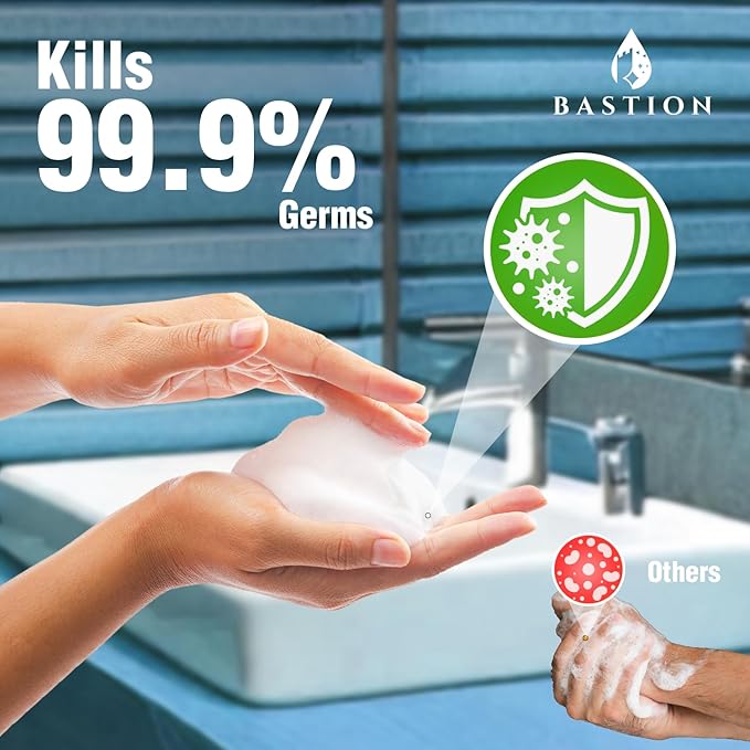Bastion Foaming Antibacterial Hand Soap: Pina Colada Scented Refill 4 GallonS (512 oz) Bulk Hand Wash