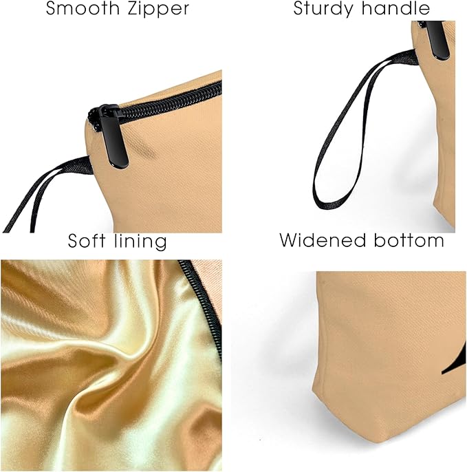 Birthday Inspirational Bridesmaid Proposal Team Small Gifts for Women Mom Aunt Teacher Sister Coworkers Makeup Cosmetic Bag Travel with Mirror Mothers Day Christmas Graduation H