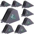 Extra Long Clipper Guards for most Wahl Clippers, 3 Inch Hair Clipper Combs Guides, Fit Wahl Clipper Guides Attachments - 1.25" to 3", 8 Piece Set, Gray Color