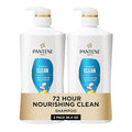Pantene Shampoo, Classic Clean - Pro-V Nutrients for Dry, Color-Treated Hair, Healthy Looking Hair Every Wash, Antioxidant-Rich, 27.7 Oz Each, 2-Pack + Miracle Rescue Shot (0.5 Oz)