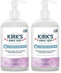Kirk's Odor Neutralizing Hydrating Hand Soap, Rosemary Sage 12 Ounce (Pack of 2)