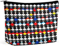 Women's Toiletry Bag, Travel Cosmetic Bag, Large Makeup Case, Cool Trippy Aliens Pattern Personality Fashion Zipper Cosmetic Case