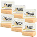 Grown Ass Man Co. - Solid Shampoo Bar Rich Lather 3 in 1: Hair, Beard & Body Wash - Plastic Free & Eco-Friendly, Natural & Organic for All Hair Types, 4oz Bar (Spruce Up, 6-Pack)