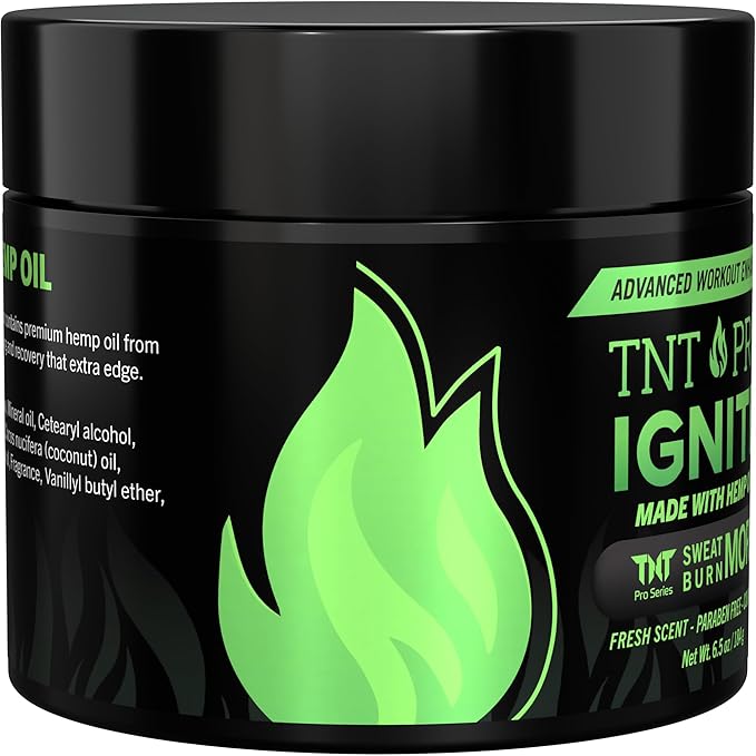 TNT Pro Ignite Sweat Gel Hot Cream- Natural Advanced Workout Sweat Cream
