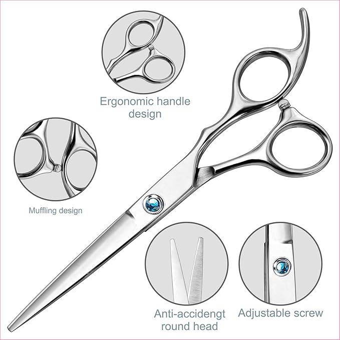 Hair Thinning Scissors Hair Cutting Scissors Kit, Fcysy Tijeras De Peluqueria Profesional Hair Trimming Scissors Haircut Scissors Blending Shears Set, Baber Shears Layering Scissors Hair Accessories