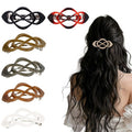 Vintage French Barrette Hair Clips, Hair Barrettes Hair Accessories for Women Girls, Elegant Retro Non Slip Clip with Classic Design Thick to Thin, Stylish Accessories Hair (Color Mixing B, 6PCS)